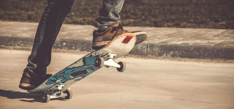 Carrying a Skateboard on a Bike