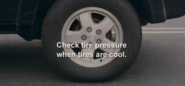 Step 1: Check Tire Pressure